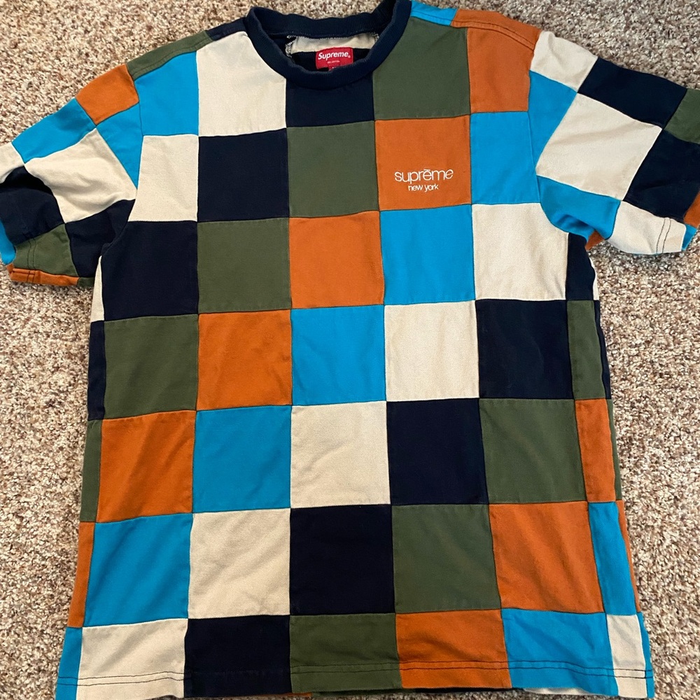 Supreme Patchwork Pique T-shirt Season FW18